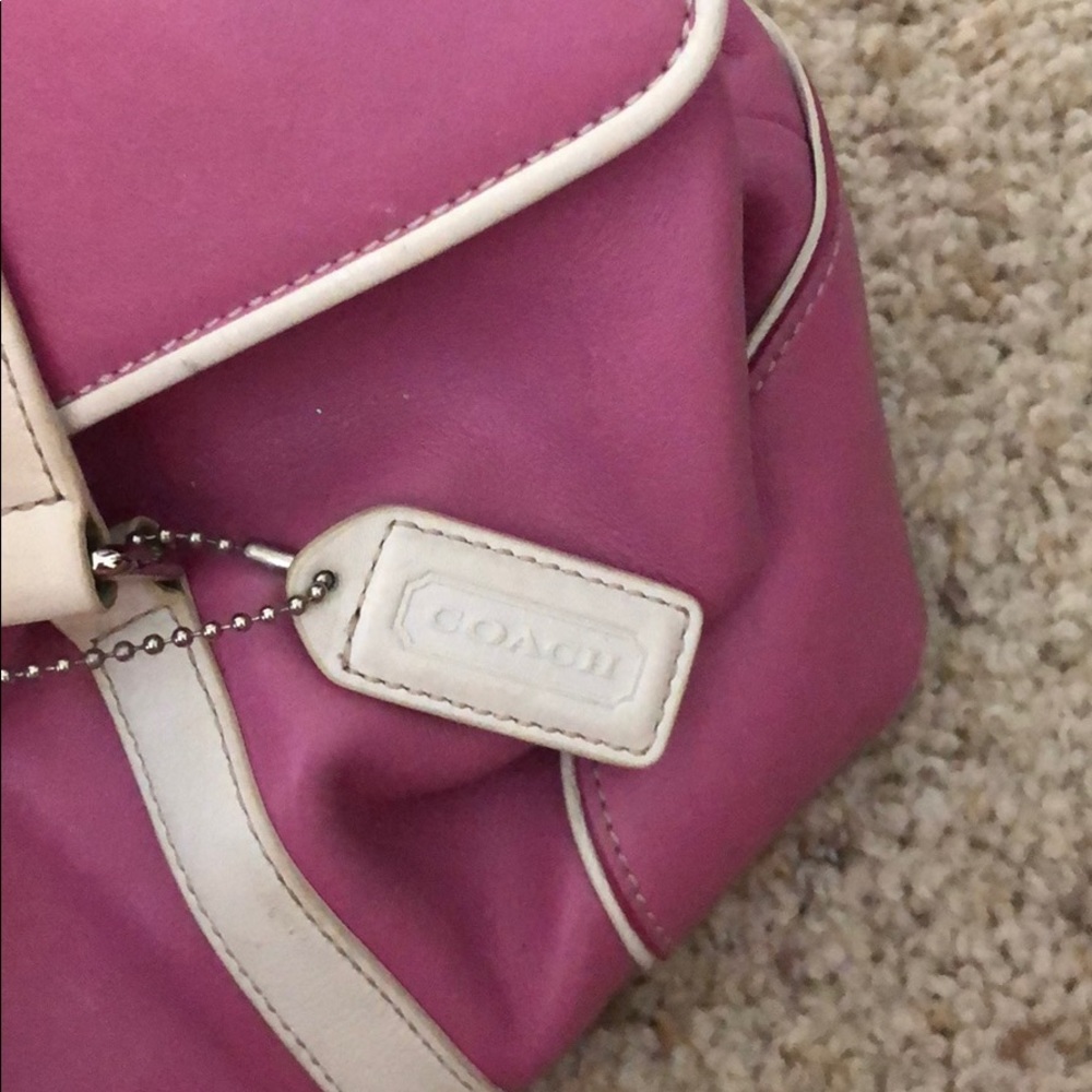Pink Coach Purse - Picture 2 of 5